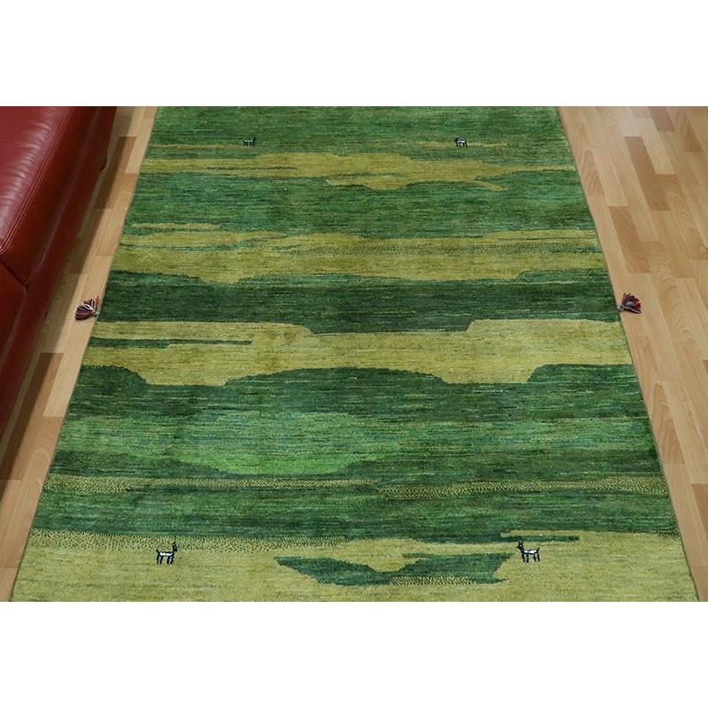 プレミアムギャッベ/ホシナマイ(ルリバフ) 234×164cm イラン産 プレミアムギャッベ/ホシナマイ(ルリバフ) 234×164cm イラン産