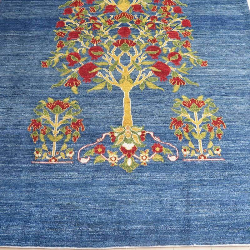 プレミアムギャッベ/ホシナマイ(ルリバフ) 210×148cm イラン プレミアムギャッベ/ホシナマイ(ルリバフ) 210×148cm イラン