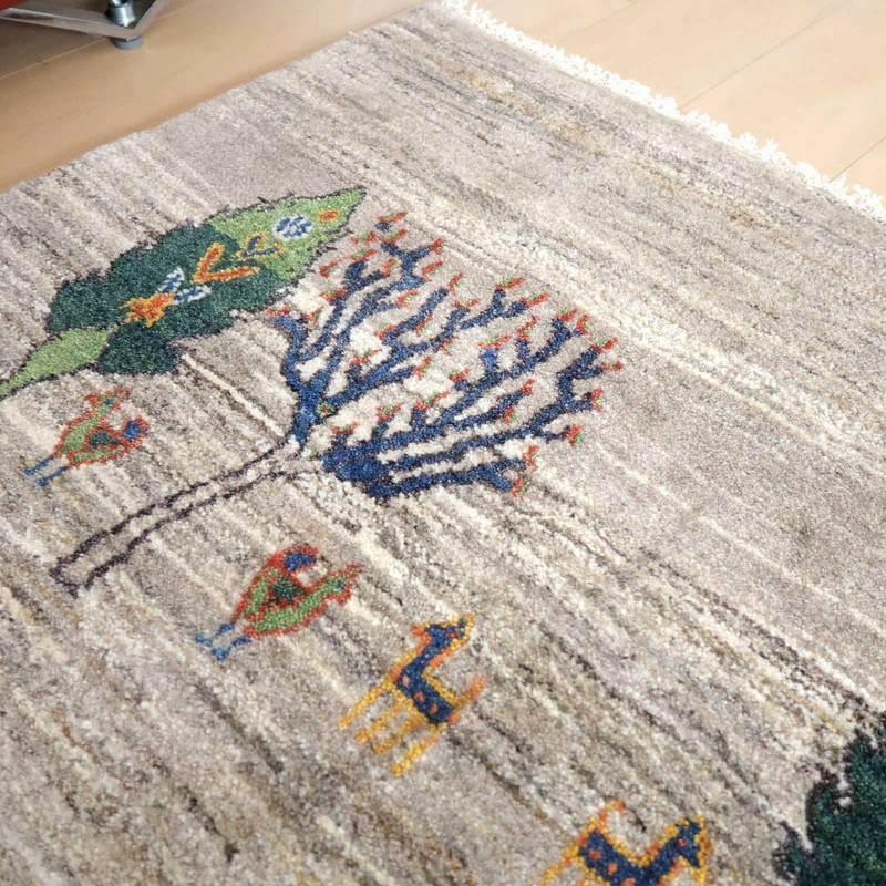 玄関マット64x90cm ペルシャ絨毯 ギャッベ 手織り カシュクリ ラグ 玄関マット64x90cm ペルシャ絨毯 ギャッベ 手織り カシュクリ ラグ