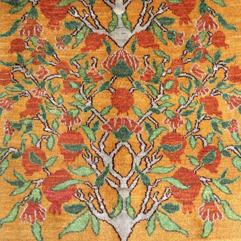 プレミアムギャッベ／ホシナマイ（ルリバフ） 233×143cm イラン産 手織り ウール ラグ リビング ダイニング 大判（HL-83653）_3