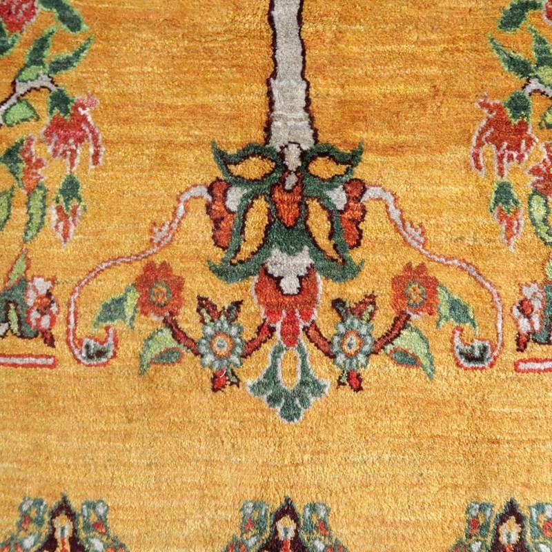 プレミアムギャッベ／ホシナマイ（ルリバフ） 233×143cm イラン産 手織り ウール ラグ リビング ダイニング 大判（HL-83653）_4