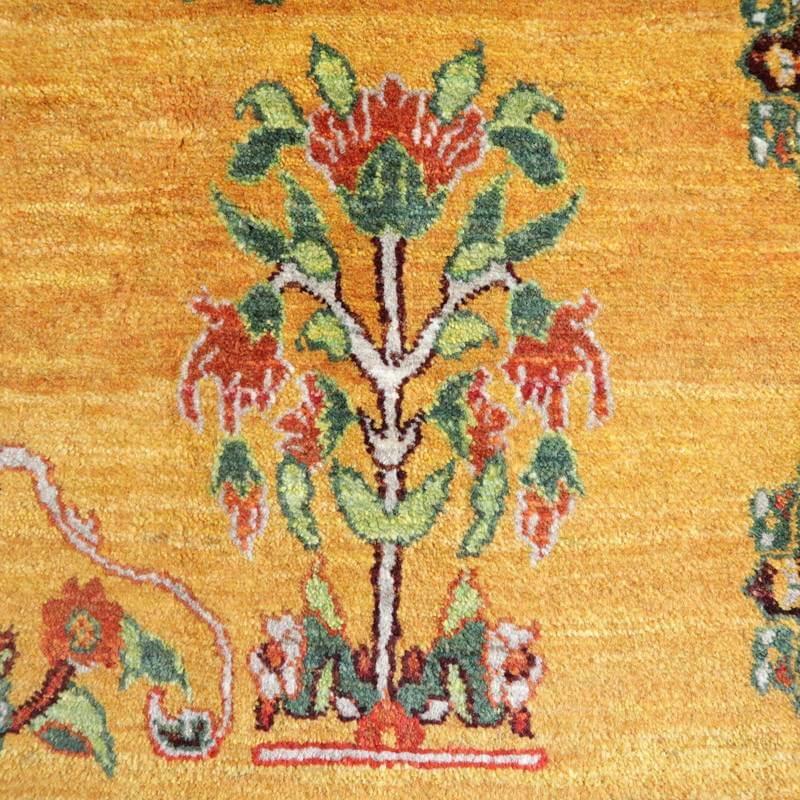 プレミアムギャッベ／ホシナマイ（ルリバフ） 233×143cm イラン産 手織り ウール ラグ リビング ダイニング 大判（HL-83653）_5