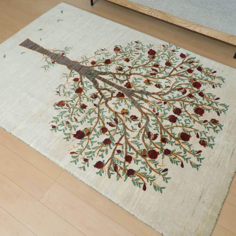 プレミアムギャッベ／ホシナマイ（ルリバフ） 238×155cm イラン産