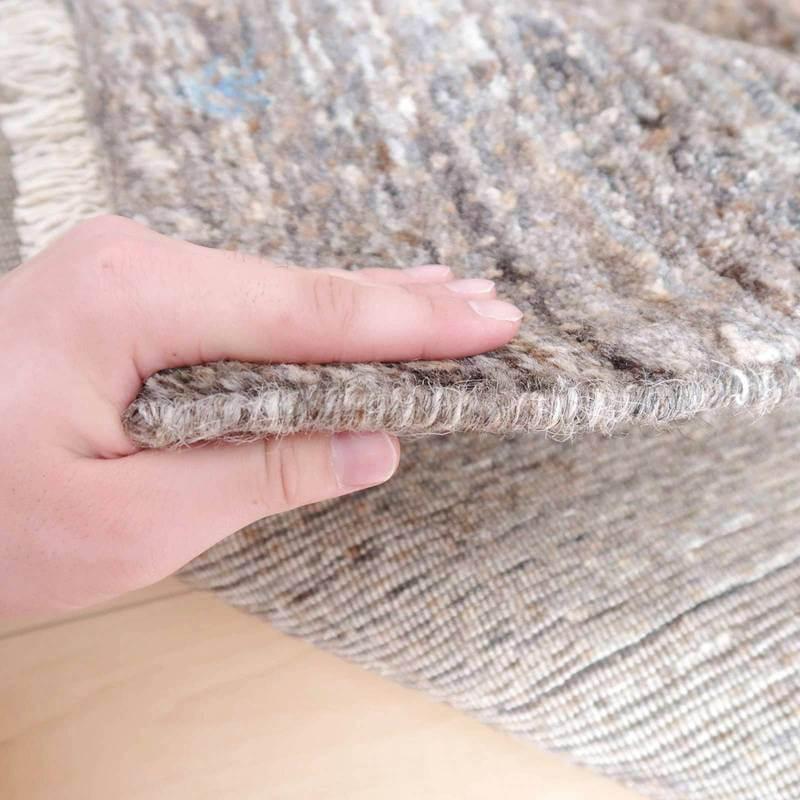プレミアムギャッベ／ホシナマイ（カシュクリ） 135×87cm イラン産 手織り アクセントウール 天然素材 ラグマット(HM-69726 ...