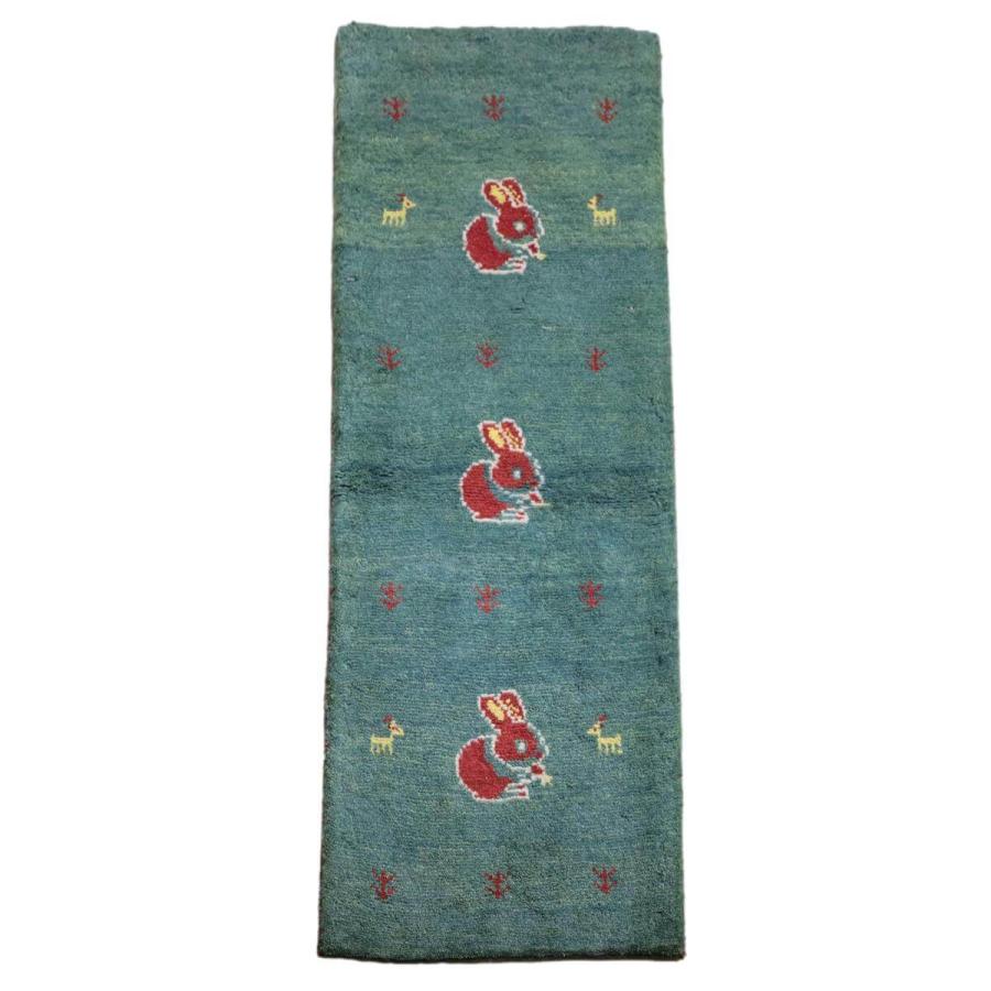 ギャッベ/ギャッベ 149×53cm イラン産 手織り リビング ウール ギャッベ/ギャッベ 149×53cm イラン産 手織り リビング ウール