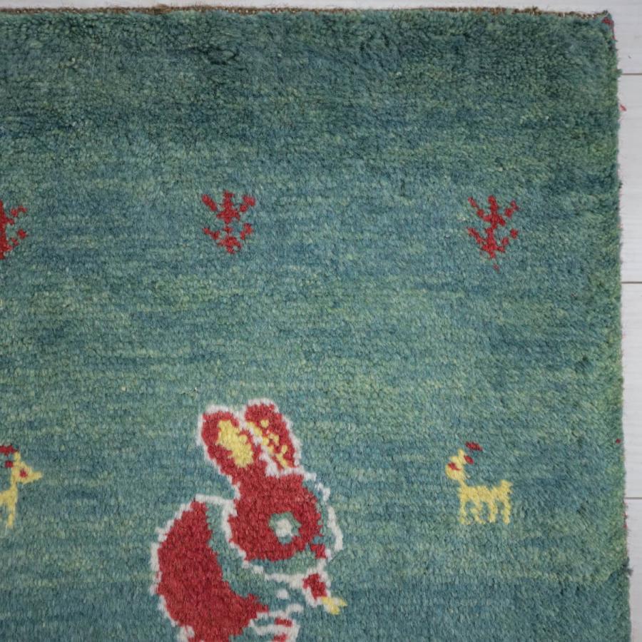ギャッベ/ギャッベ 149×53cm イラン産 手織り リビング ウール ギャッベ/ギャッベ 149×53cm イラン産 手織り リビング ウール