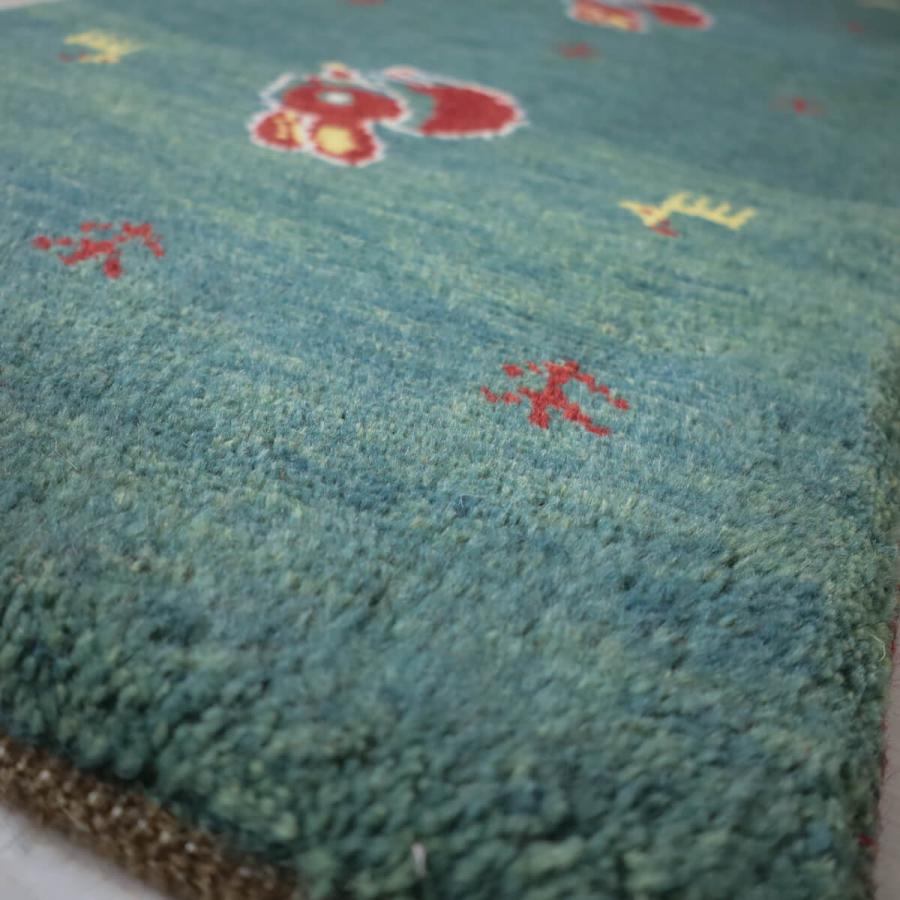 ギャッベ/ギャッベ 149×53cm イラン産 手織り リビング ウール ギャッベ/ギャッベ 149×53cm イラン産 手織り リビング ウール