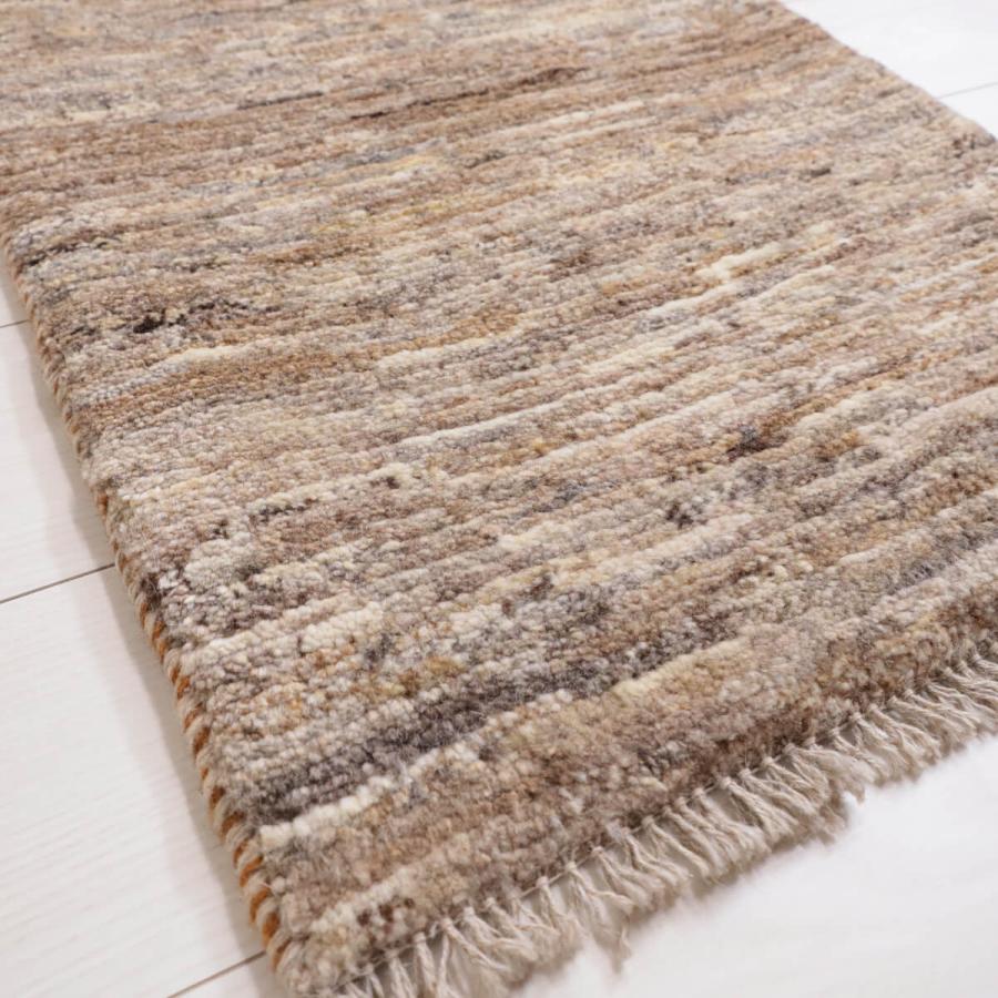 ギャッペ ゾランヴァリギャッベ ラグ カーペット ウール 手織り美品 ギャッベ 88×51cm イラン産 手織り リビング ウール ラグ ラグマット