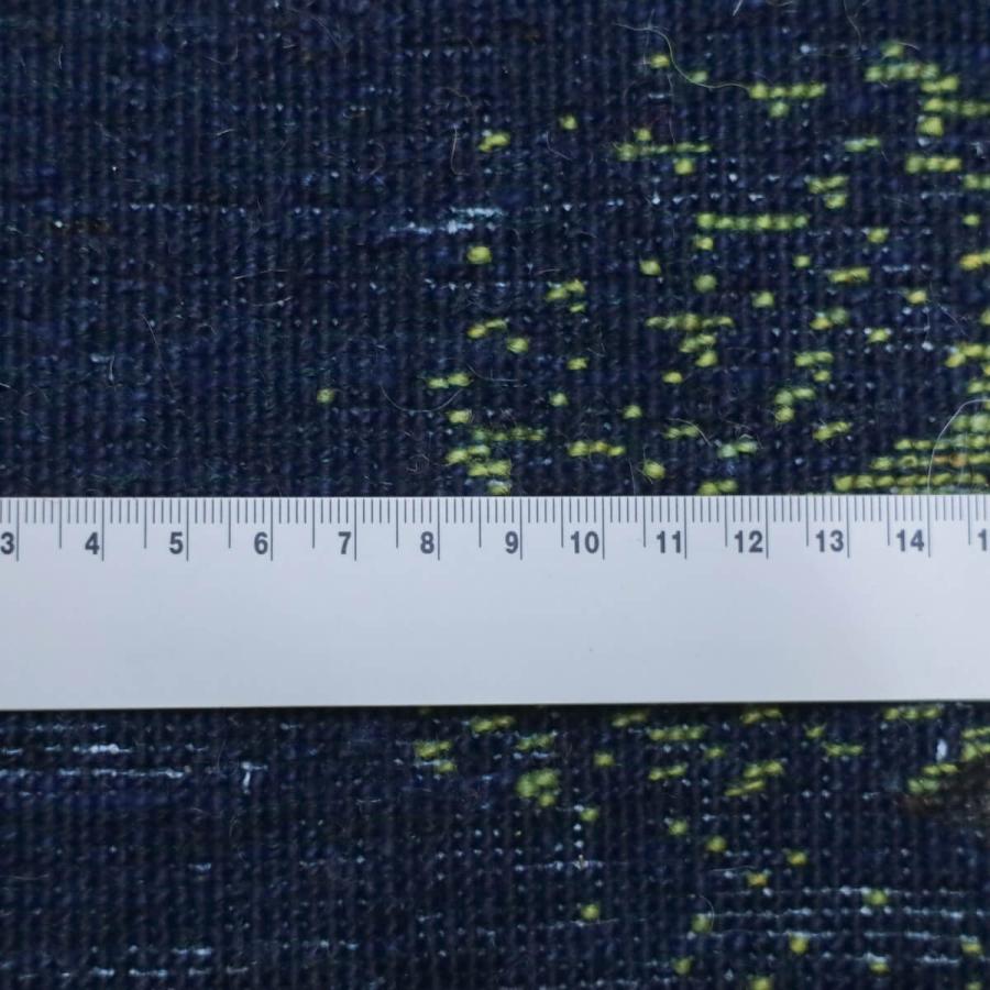 ギャッベ／ルリバフ 302×201cm イラン産 手織り リビング ウール ラグ