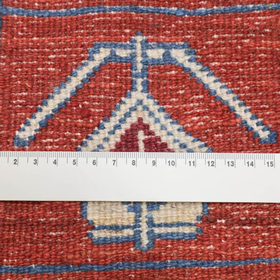 新品　
ポリエチレンシート　ポリフィルム　ホワイトシート　ブルーシート ギャッベ／ルリバフ 293×194cm イラン産 手織り リビング ウール ラグ