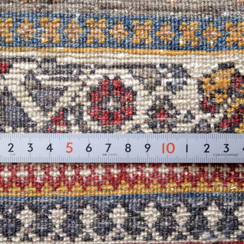 プレミアムギャッベ／ホシナマイ（ルリバフ）  318×207cm イラン産 手織り ウール ラグ リビング ダイニング 大判   （HX-44819）_8