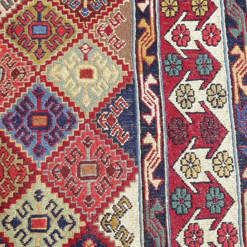 キリム ラグマット イラン・アゼルバイジャン産 197×149cm 手織り ラグ