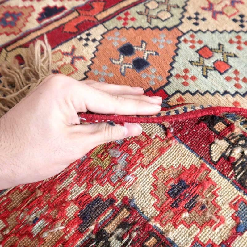 カシャーン産 最高級ペルシャ絨毯 ウール100％ 145cm×218cm 手織り