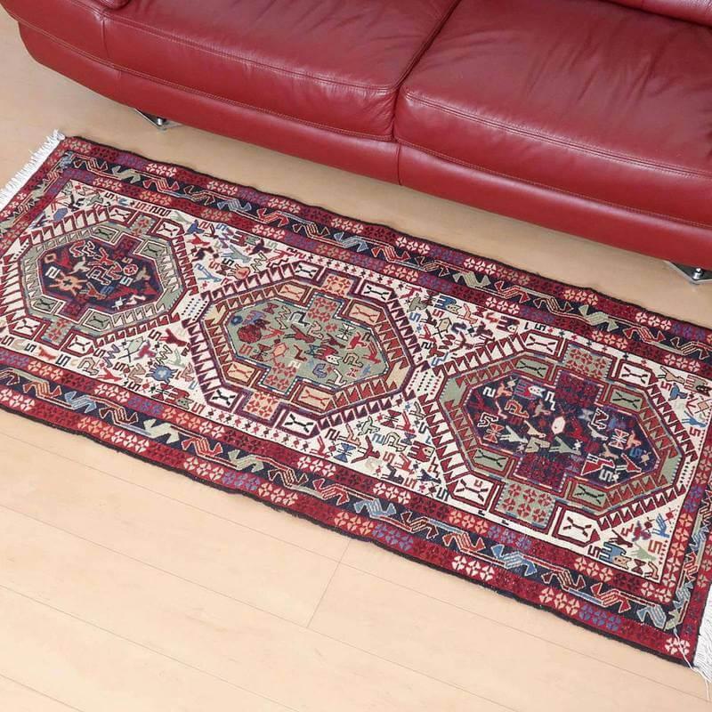 キリム ラグマット イラン・アゼルバイジャン産 194×85cm 細長