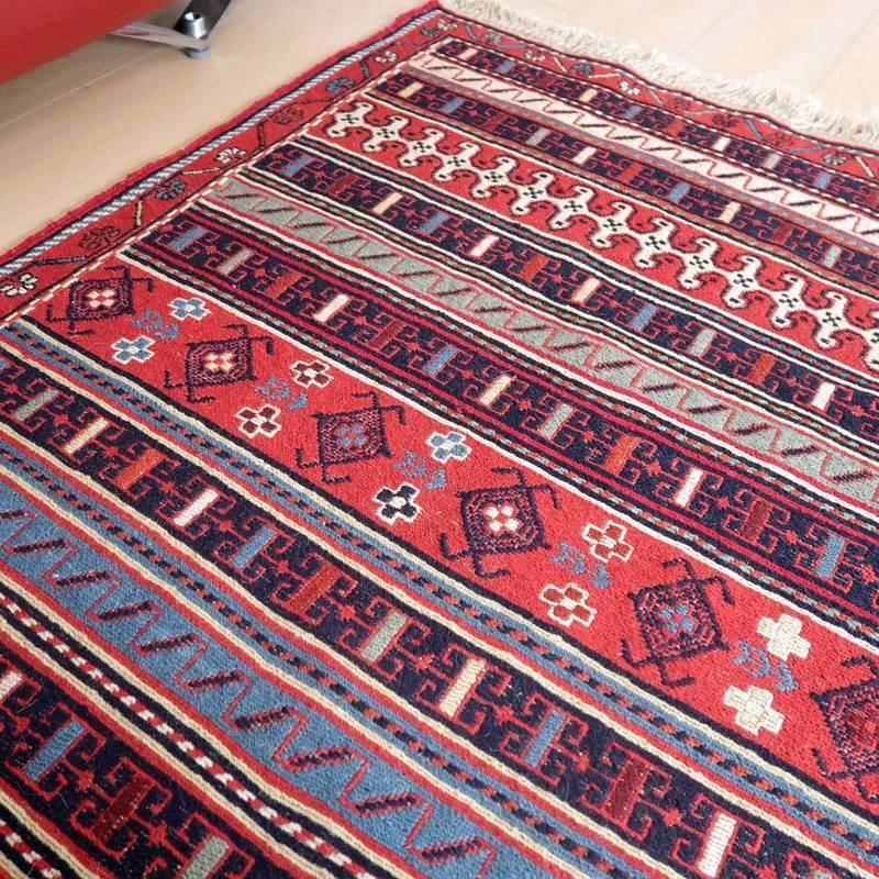キリム ラグマット イラン・アゼルバイジャン産 197×80cm 細長 キリム ラグマット イラン・アゼルバイジャン産 197×80cm 細長