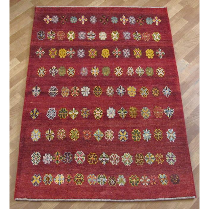ギャッベ イラン製 ゾランヴァリ／アマレ 172×123cm 手織り ウール