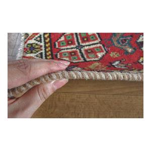 イラン製 ギャッベ 64×61cm 手織り ウール100％ 座布団サイズ ミニ ラグ チェアパッド（ZP-966）｜o-moon｜06