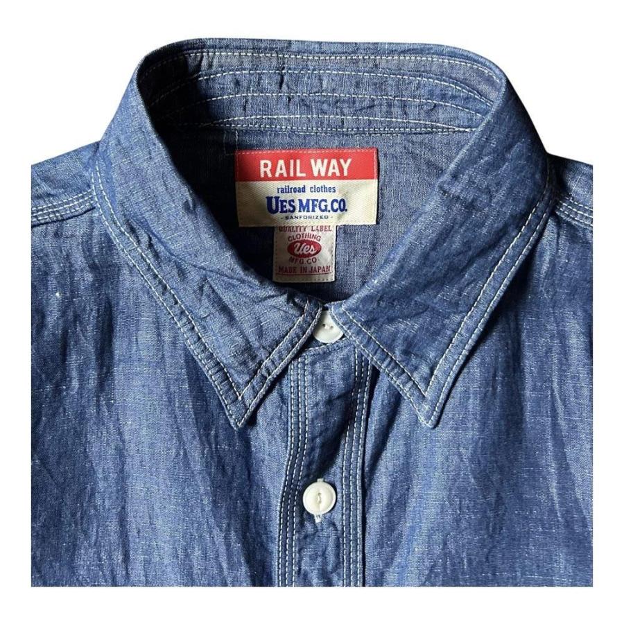 UES UES(ウエス) ワークシャツ シャンブレー 500954 : o UES UES(ウエス) ワークシャツ シャンブレー 500954 : o