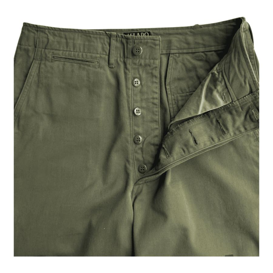 JELADO（ジェラード） 41 Khaki Lastresort Chino Cloth Stencil