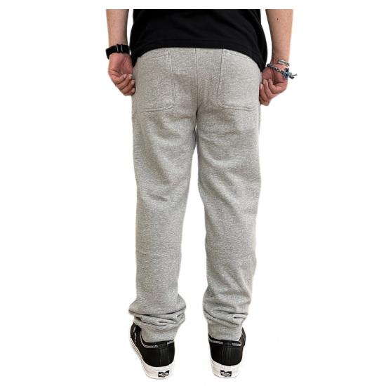 White Mountaineering (ホワイトマウンテニアリング)  WMBC COLLEGE LOGO SWEATPANTS BLACK｜o-mureys｜06