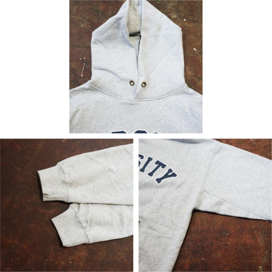 BARNS OUTFITTERS(バーンズアウトフィッターズ) MAX WEIGHT SWEAT PARKA VARSITY スウェットパーカー プリント (全2色) [BR-22384] 肩幅 身幅 56cm 着丈 袖丈 58cm BARNS BR