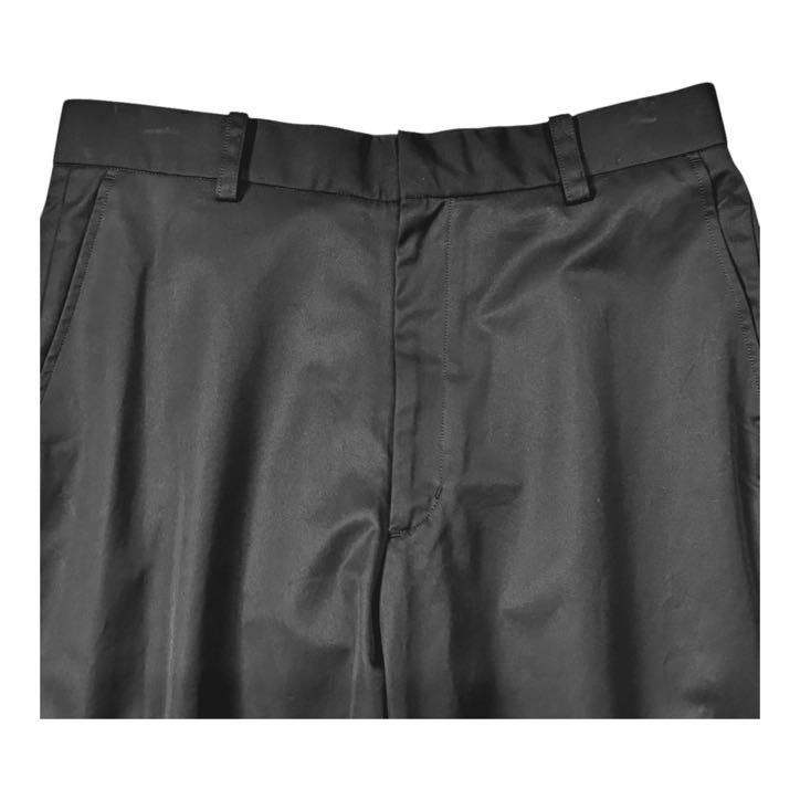 THE DAY DAY（ザ デイ）SUPERIOR GABARDINE PLAIN FRONT SLACKS -BLACK 