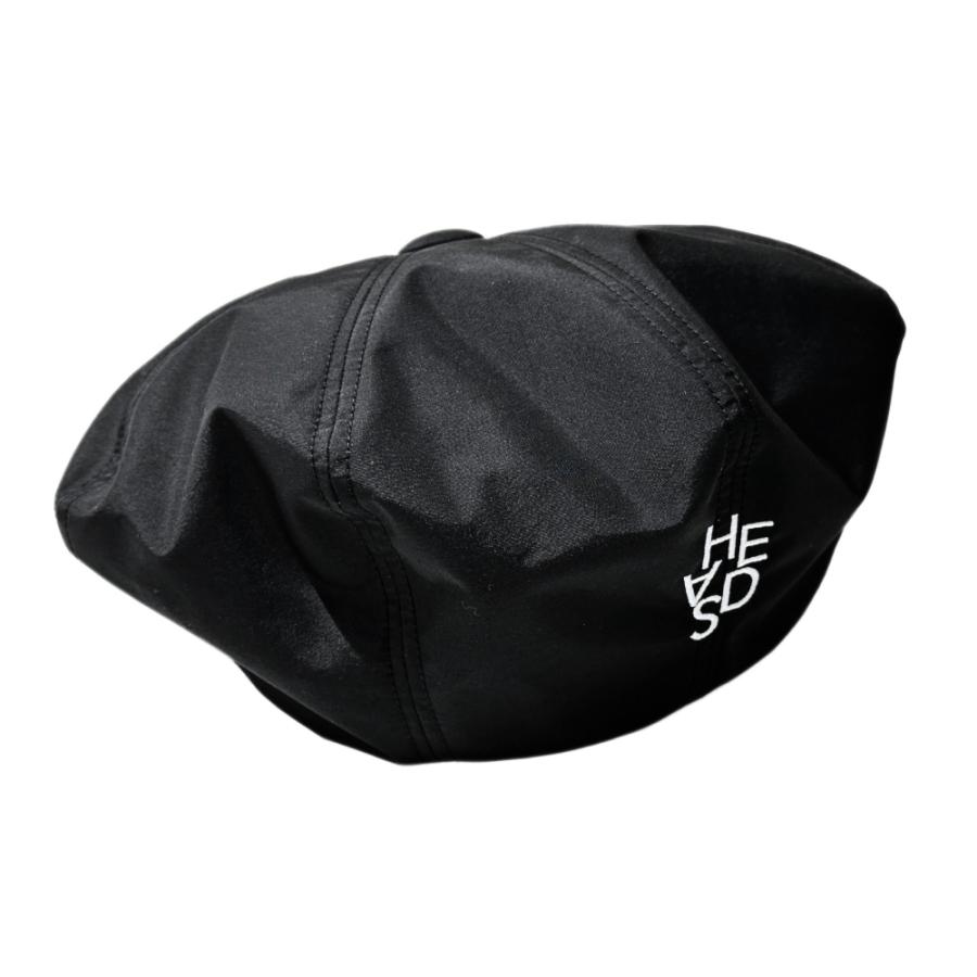 美品 HEADS 黒 キャスケット BIG CASQUETTE ブラック渡辺俊美 HEADS