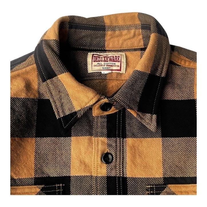 DELUXEWARE（デラックスウエア） HV-00A[50s BUFFALO CHECK] YELLOW