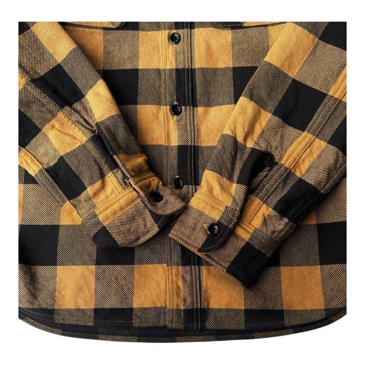 DELUXEWARE（デラックスウエア） HV-00A[50s BUFFALO CHECK] YELLOW