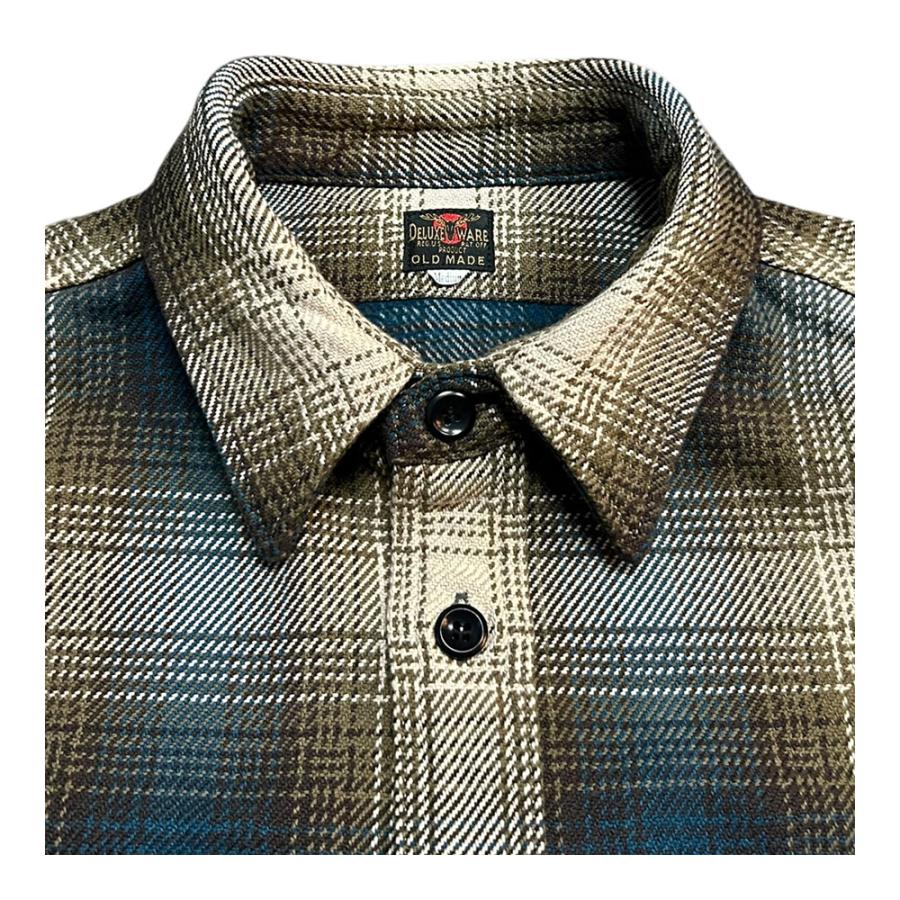 DELUXEWARE （デラックスウエア）HV-54[BLUE OMBRE SHIRT] ヘビー 