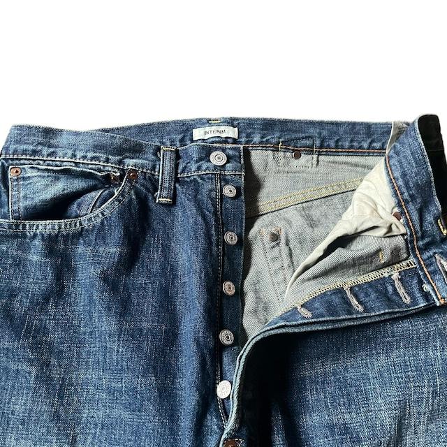 INTERIM（インテリム）VINTAGE WASHED 1937XX SHUTTLE DENIM TROUSERS 