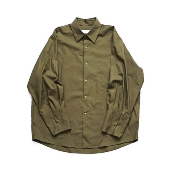 ITOCHI (イトチ) 100/2 broad raglan sleeve shirt olive : o 