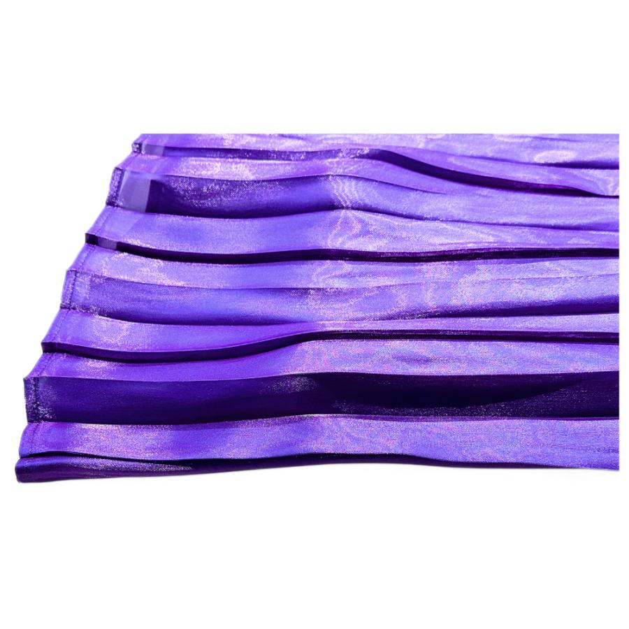 ITOCHI (イトチ) Aurora cloth Double Side Pleated Skirt -Space