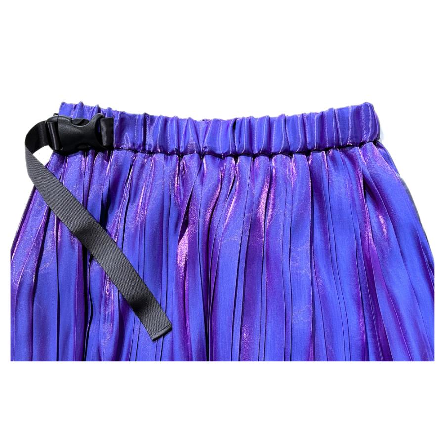 【日曜限定値下中】 itochi オーロラプリーツスカート　M短い方 ITOCHI (イトチ) Aurora cloth Double Side Pleated Skirt -Space