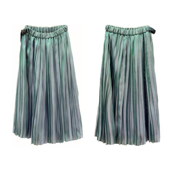 ITOCHI (イトチ) Aurora cloth double side pleated skirt ITOCHI (イトチ) Aurora cloth double side pleated skirt
