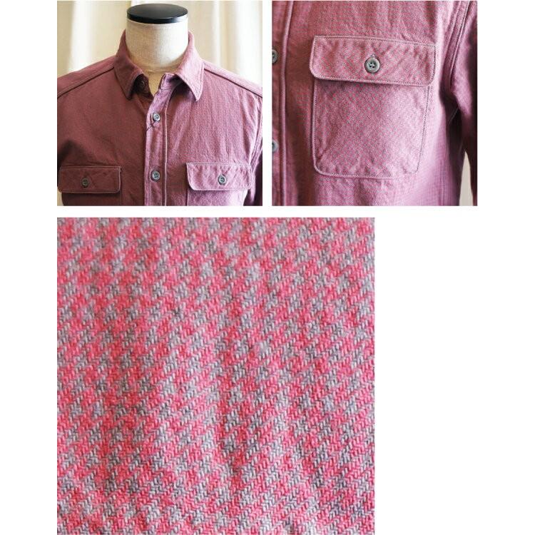 未使用 JELADO ジェラード ネルシャツ プラム ショート丈 XL JELADO（ジェラード) ネルシャツ （ ショート丈 ） プラム