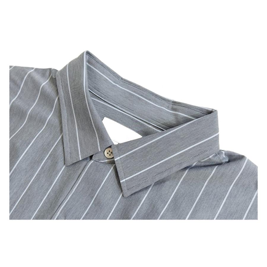 KANEMASA PHIL.（カネマサフィル） 46G Atmosphere Stripe Shirt BLUE