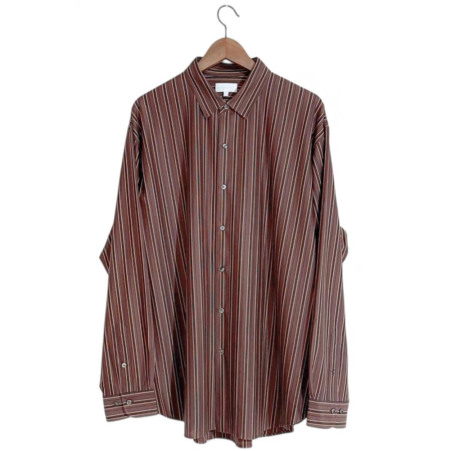KANEMASA PHIL. +81 別注シャツ ブラウン Kanemasa Phil +81
