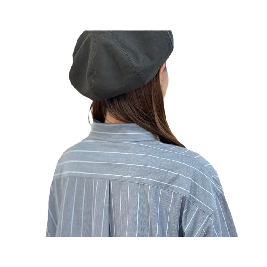 KANEMASA PHIL.（カネマサフィル） 46G Atmosphere Stripe Shirt GREY