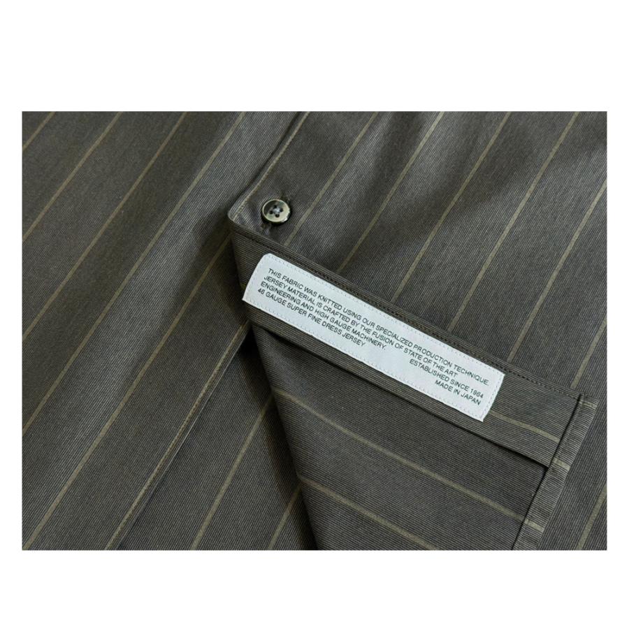 KANEMASA PHIL.（カネマサフィル） 46G Atmosphere Stripe Shirt GREY