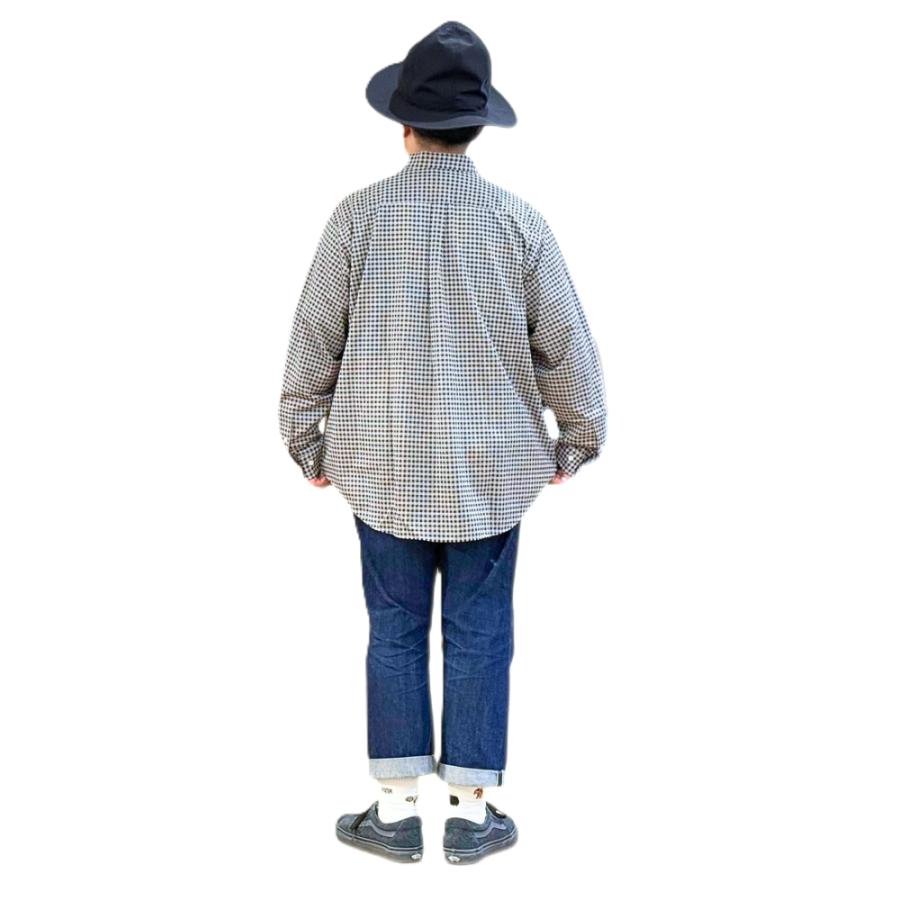 KANEMASA PHIL.（カネマサフィル） 36GAtmosphere Check Shirt WHITE