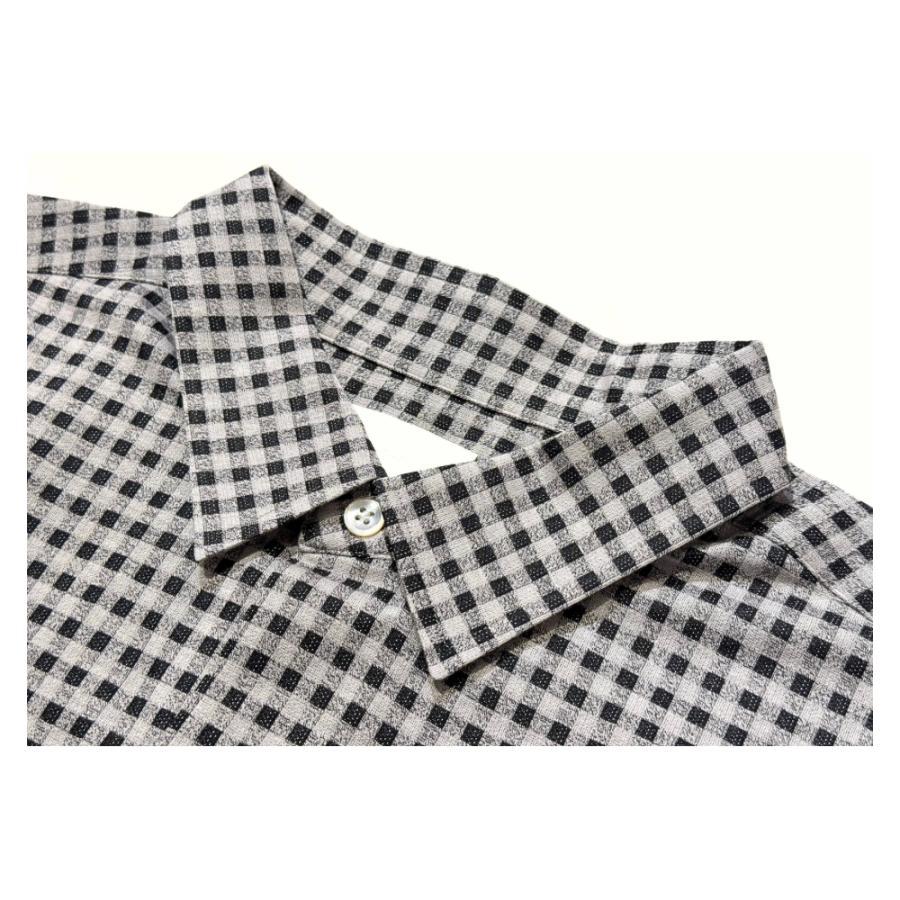KANEMASA PHIL.（カネマサフィル） 36GAtmosphere Check Shirt WHITE