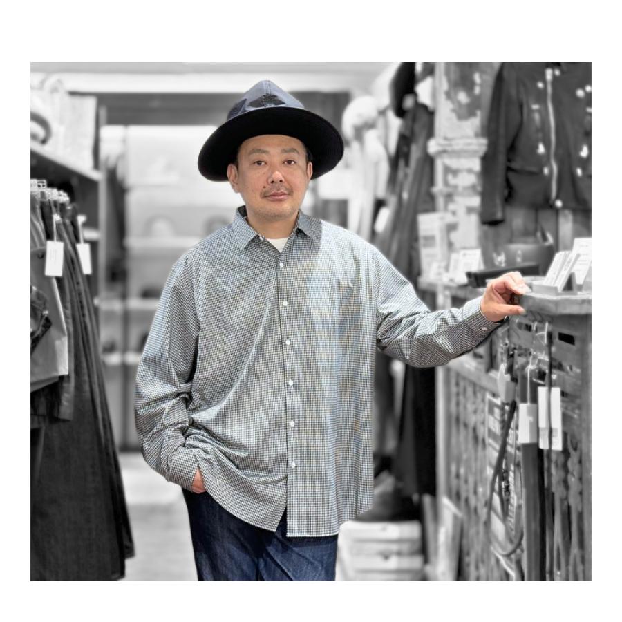KANEMASA PHIL.（カネマサフィル） 36GAtmosphere Check Shirt WHITE