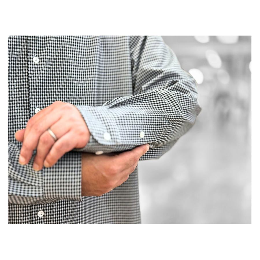 KANEMASA PHIL.（カネマサフィル） 36GAtmosphere Check Shirt WHITE
