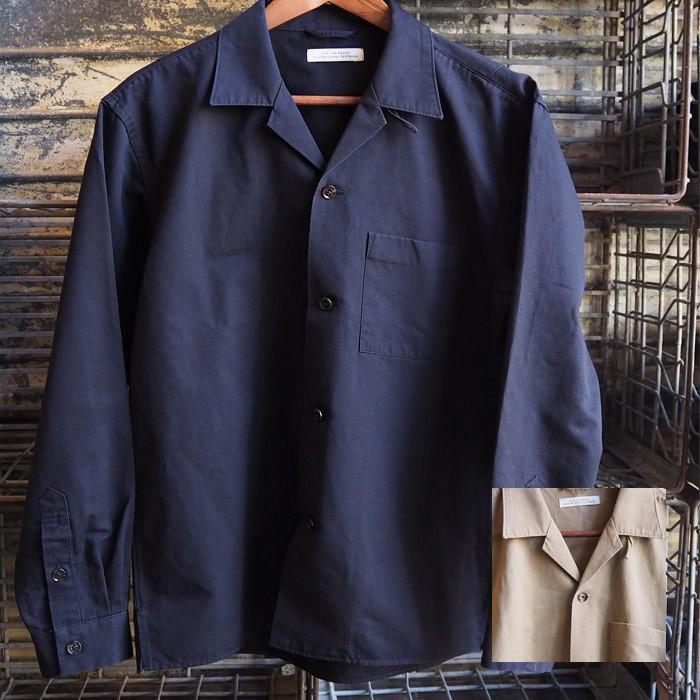OLD JOE（オールドジョー） OPENED COLLAR SHIRTS-NAVY- オープン