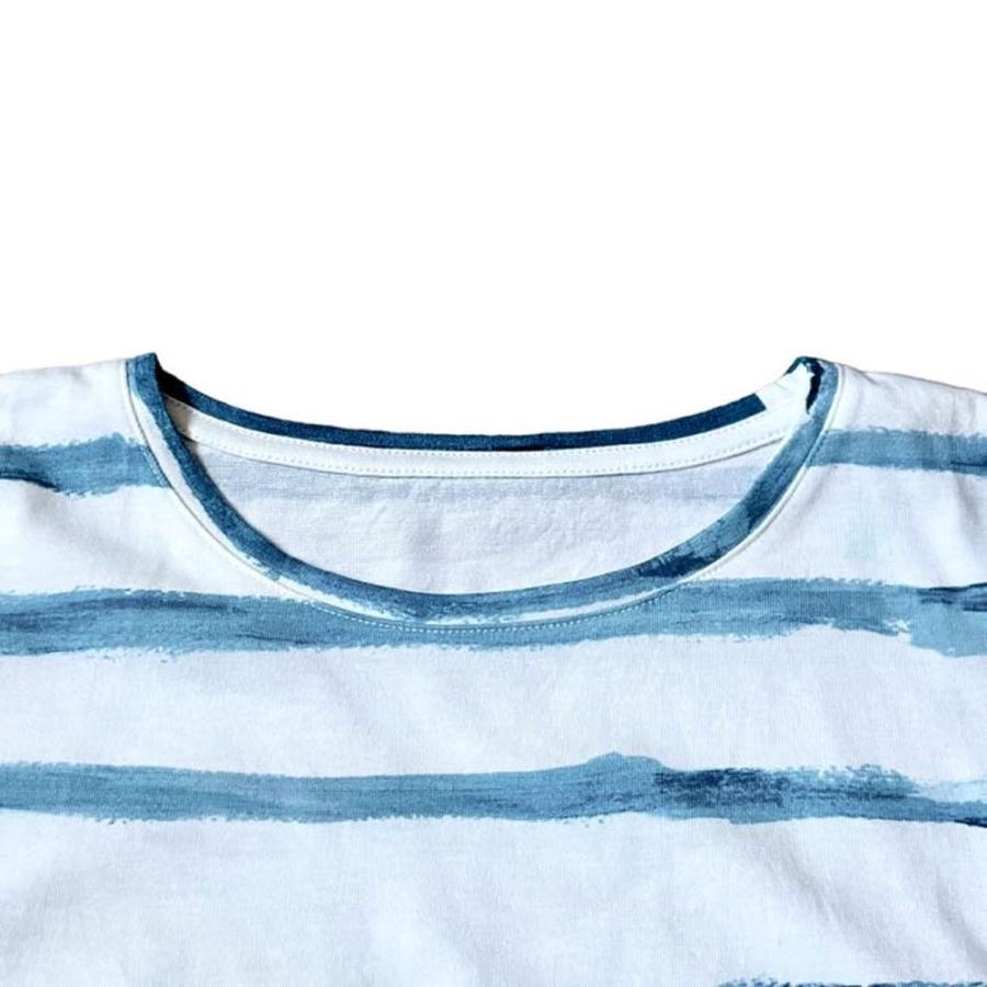 Porter Classic アーティストボーダー ロングスリーブ Sサイズ PORTER CLASSIC ポータークラシック ARTIST BORDER LONG T-SHIRT