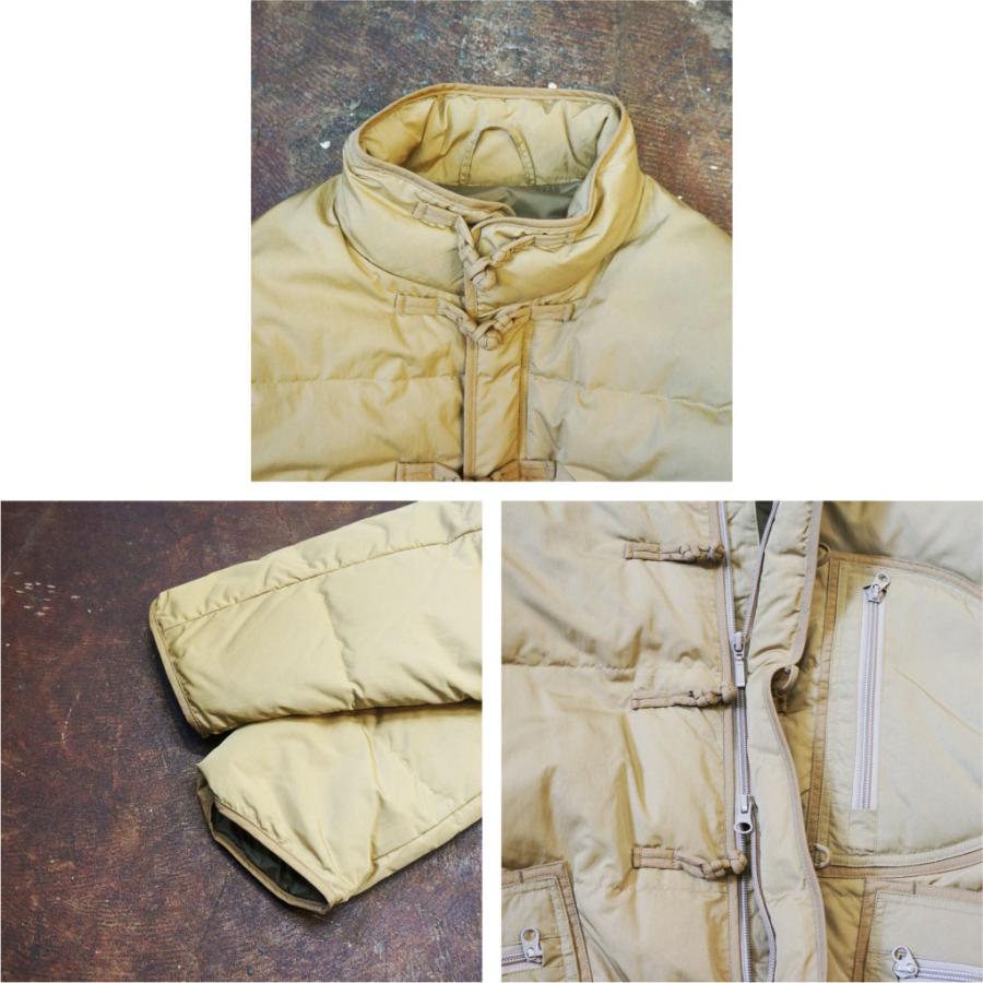 Porter Classic (ポータークラシック) SHEEN NYLON CHINESE DOWN JACKET KHAKI シーン