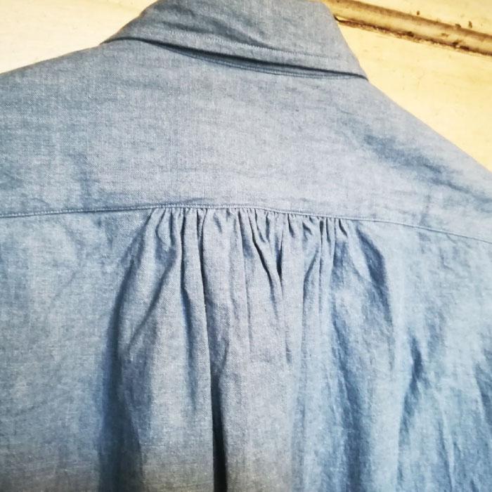 PORTER CLASSIC（ポータークラシック） WIDE POCKET SHIRT - BLUE