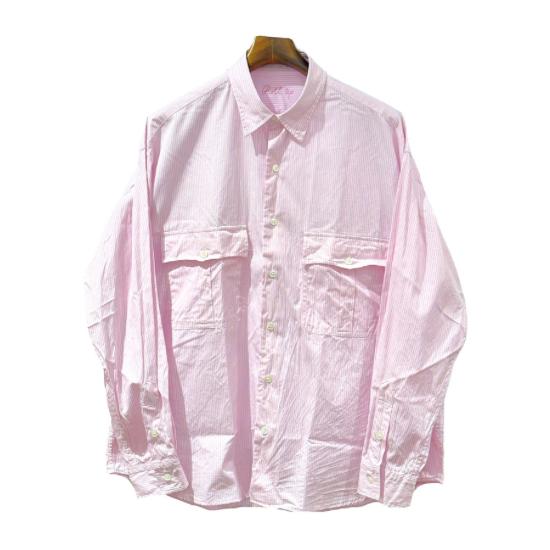 PORTER CLASSIC（ポータークラシック） ROLL UP STRIPE SHIRT - SAKURA