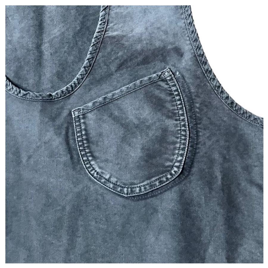 PORTER CLASSIC ( ポータークラシック )  VINTAGE TRAVELER PULLOVER VEST CUSTOM (MOLESKIN) - BLACKの画像